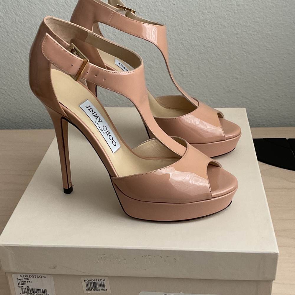 Jimmy Choo Blush Pink Heels - Picture 11 of 13